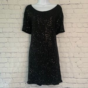 Victoria Secret black sequin Sparkly dress